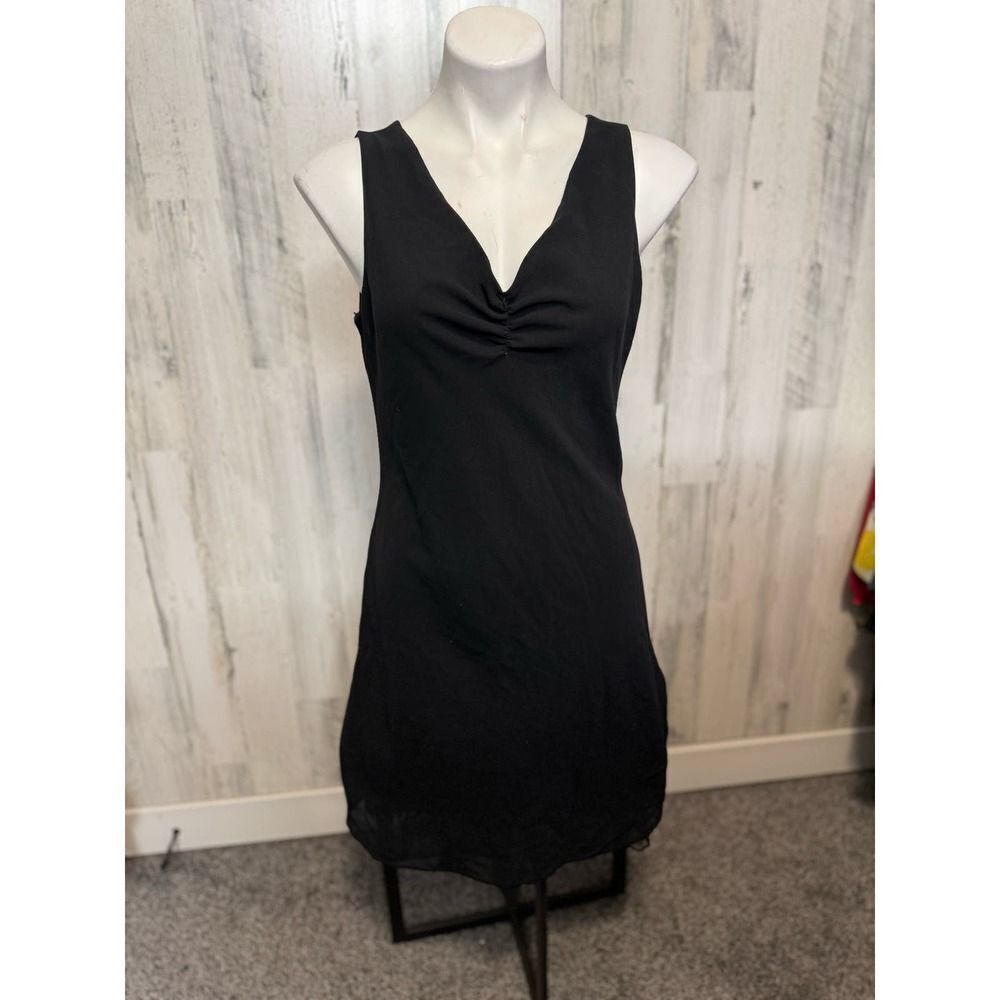 Black midi dress size 12